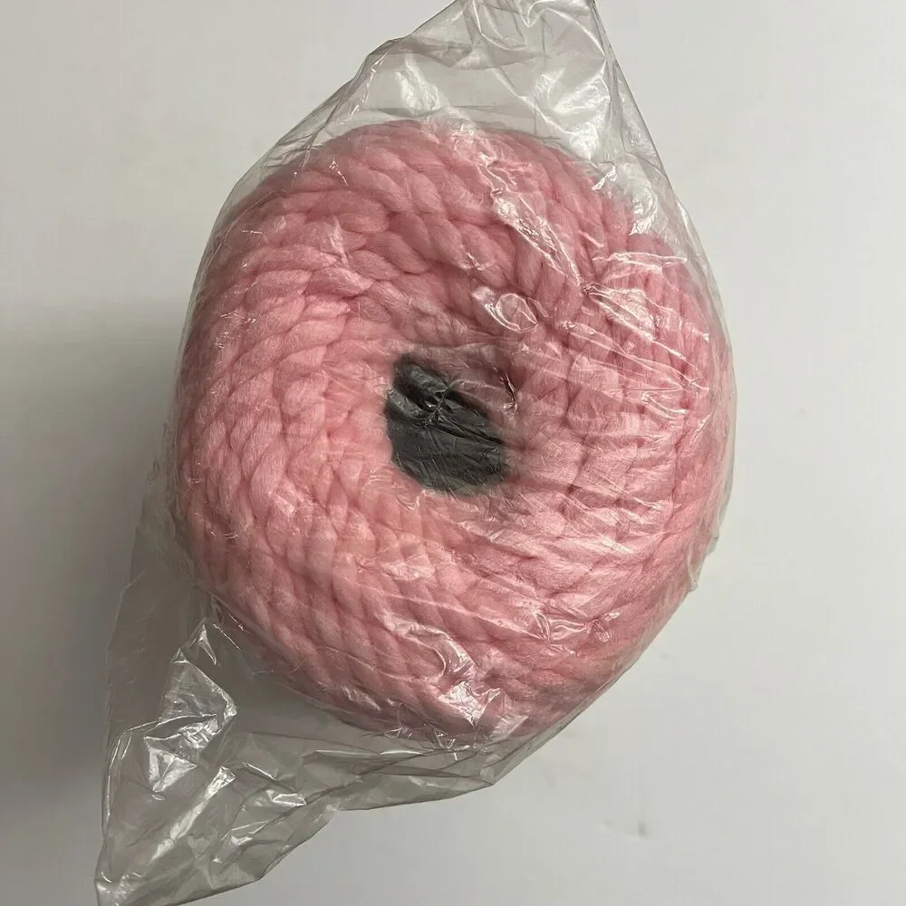 Vintage Twisted Persian Cord Macramé Craft Cord 6mm 100 yards 300 ft Pink